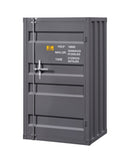 Gunmetal 1-Door Chest with Container Lock B062P209021