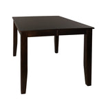 ZUN Casual Dining Warm Merlot Finish 1pc Counter Height Table with Self-Storing Extension Leaf Strong B01153765