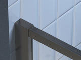 Sliding shower door, with 1/4" tempered glass, 34.625 in. x 72 in. Frame Neo-Angle Pivot Shower W2122P225441