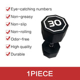 30LBS APOLLO IR3920 Premium Octagonal Dumbbell, Large Numbers, Hard Chrome Plated Handle Dumbbells 17847312