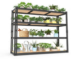 4-layer adjustable shelf spacing, gourd-shaped perforation, rubber mallet with gloves, display rack, 75189929