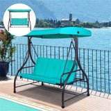 ZUN 3-Seat Swing Chairs ,Convertible Swing Hammock Bed 65845240