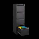 ZUN 4 Drawer Vertical File Cabinet with Lock,Filing Cabinet, Metal Filing Cabinet for Home Office 97461913