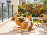 Squirrel Rocking Horse for Toddlers 13 Years, Baby Rocker with Sounds, Seat Belt and Rocking 50326376