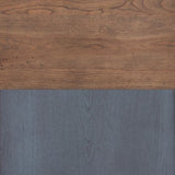 24 inch End Table, No Assembly Required, Corduroy Blue Finish B108P193074