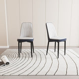 A set of 2 dining chair, modern style chair made of high-quality PU Leather fabric with thick soft 86878339