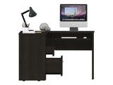 ZUN Raleigh L-Shaped Desk, Two Drawers, One Shelf, CPU Storage B128P148969