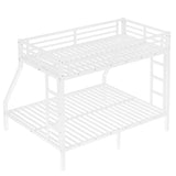 Metal Twin XL over Queen Bunk Bed for Teens and Adults,Space-Saving/Noise Reduced/No Box Spring W1580P309634