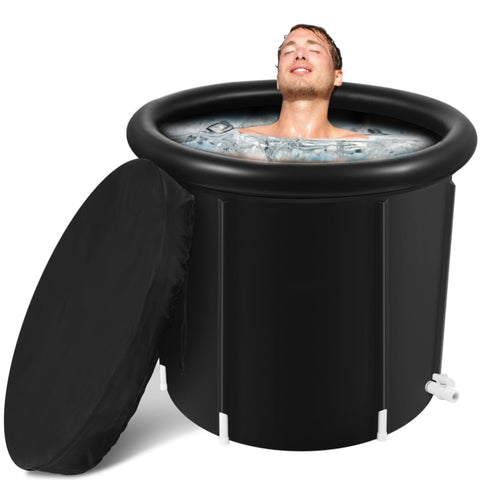 ZUN Ice Bath Tub for Athletes, Portable Cold Inflatable, Large Cold Tub, Nylon Fabric Ice 98235684