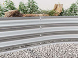 Raised Garden Bed Outdoor, Oval Large Metal Raised Planter Bed for for Plants, Vegetables, and W840102510