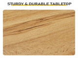 Dining Table Set with Corner Nook Bench, 59.1" L x 46.1" W x 30.7" H, Melamine MDF & PU Upholstery, 99482051