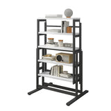 Solid Mahogany Wood Multifunction Convertible Dining Table,Free Switch Space Saving Table Shelf for W760123752