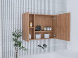 4-Shelf Bathroom Medicine Cabinet with Mirror B06280225