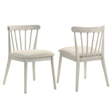2 Pieces Set Dining Side Chair Rustic Modern Farmhouse Design Retro Design Easy to Assembly W2537P214546