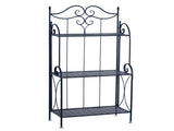 Metal Foldable 3-Tier Plant & Home Dcor Display Stand Rack / Book Shelf 04893666