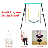 ZUN Porch Swing Frame, Heavy Duty A-Frame Swing Set, Swing Stand Frame for Yoga Hammock Saucer Baby 37138017