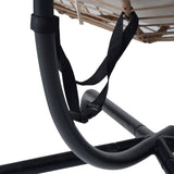 Sora Outdoor Patio Wicker Hanging Chair with Stand N775P225487B
