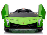 Lamborghini Poison Small Dual Drive 12V 4.5AH with 2.4G Remote Control Sports Car Electric Car Green 86940909
