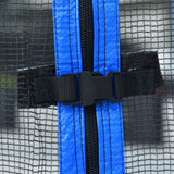 14FT Trampoline for Adults & Kids with Basketball Hoop, Outdoor Trampolines w/Ladder and Safety W285128088