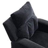 Kids Chair, Kids Upholstered Couch with Two Cup Holder, Footrest, Backrest, Toddlers Velvet W31171306