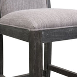 30.5 Inch Height Bar Stools set of 2, Rubber wood Frame,fabric Sponge cushion and Upholstered N780P192217B