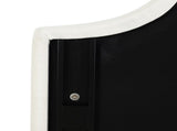 Catherine Upholstered King Headboard, Antique White Woven B2719P238659