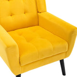 Modern Soft Velvet Material Ergonomics Accent Chair Living Room Chair Bedroom Chair Home Chair With W676P313940