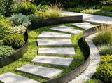 6-Pack Steel Landscape Edging 40 x 6 Inch, Rust-Resistant Bendable Metal Garden Border, Heavy Duty 36647393