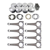 Pistons Connecting Rods Kit For 03-08 Chrysler 300 Dodge Charger Jeep Ram 5.7L 5086002AA 5086002AB 90763058
