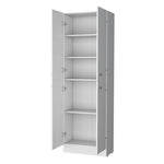 ZUN Cameron Pantry Cabinet with 4 doors and 5 hidden shelves B128P189934