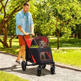 ZUN Dog Stroller /small animal cage/Pet cages （Prohibited by WalMart） 78006655