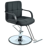 ZUN Barber Chair,Salon Chair for Hair Stylist,Stylist Chair with Heavy Duty Pump Adjustable WF318034BAA