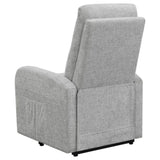 Grey Tufted Power Lift Recliner B062P153855