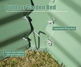 6x3x2ft Galvanized Raised Garden Bed, Outdoor Planter Garden Boxes Large Metal Planter Box for W1859P197925