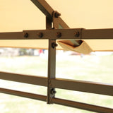 13x10 Outdoor Patio Gazebo Canopy Tent With Ventilated Double Roof And Mosquito net W419P282069