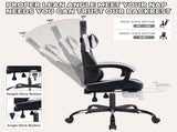 Gaming Chair with Footrest, High Back Gaming Chairs PVC Leather Ergonomic Office Gamer Chair W2367P288674