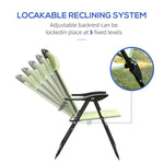 ZUN Folding Lounge Chairs / beach chair （Prohibited by WalMart） 28395473