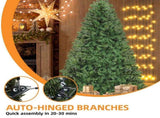 7.5ft Premium Spruce Artificial Christmas Tree, Holiday Christmas Pine Tree with 1346 Branch 59939337