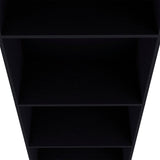 ZUN Black Tier Storage Shelves Bookcase B062P175148