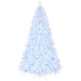 ZUN 7ft 1346 Branches Automatic Tree Structure PVC Material 500 Lights Cool Color 8 Modes Christmas Tree 03118579