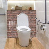48 Pcs Red Rock Wall Peel And Stick Wallpaper Waterproof PVC Self Adhesive Decorative Easy To 84252881