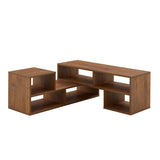 2 Pieces Cube TV Stand,Free Combination Gaming Entertainment Center Media Stand,Open Storage 67343504