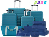 Hardshell Luggage Sets 4 pcs Bag Spinner Suitcase with TSA Lock Lightweight-16"20"24"28" PP310249AAF