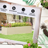 Raised Garden Bed/Garden Bed Galvanized Planter 94604049