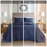 3 Piece Reversible Bedspread Set B035P148229