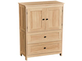 Natural wood-look finish, melamine-faced MDF, 23.62*11.81*43.31in 2-drawer 2-door bathroom tall 88775980
