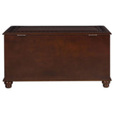 Deep Tobacco Flip Open Storage Cedar Chest B062P153828