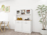 67.7" Tall Kitchen Can Storage Cabinet with 3 Adjustable Shelves, 2 Drawers and 1 Tilt Out W282P182326
