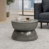 ZUN METAL HAMMERED COFFEE TABLE 72227.00