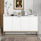 ZUN Modern Sideboard Elegant Buffet Cabinet with Large Storage Space for Dining Room, Entryway 17706014